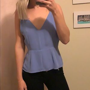 Periwinkle Low-back Tank